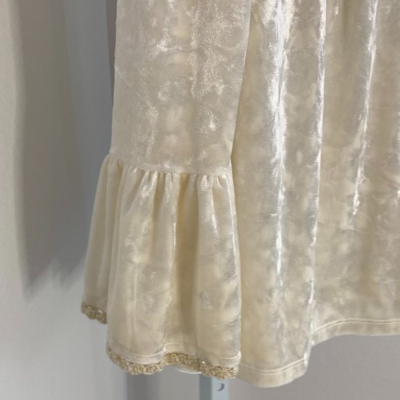 CATHERINE MALANDRINO Toddler Dress, Cream/Off White, Size: 4T - Picture 3 of 9